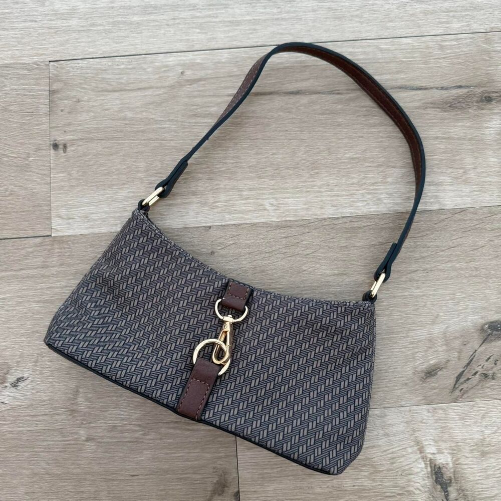 Asos-design Women's Brown and Navy Bag